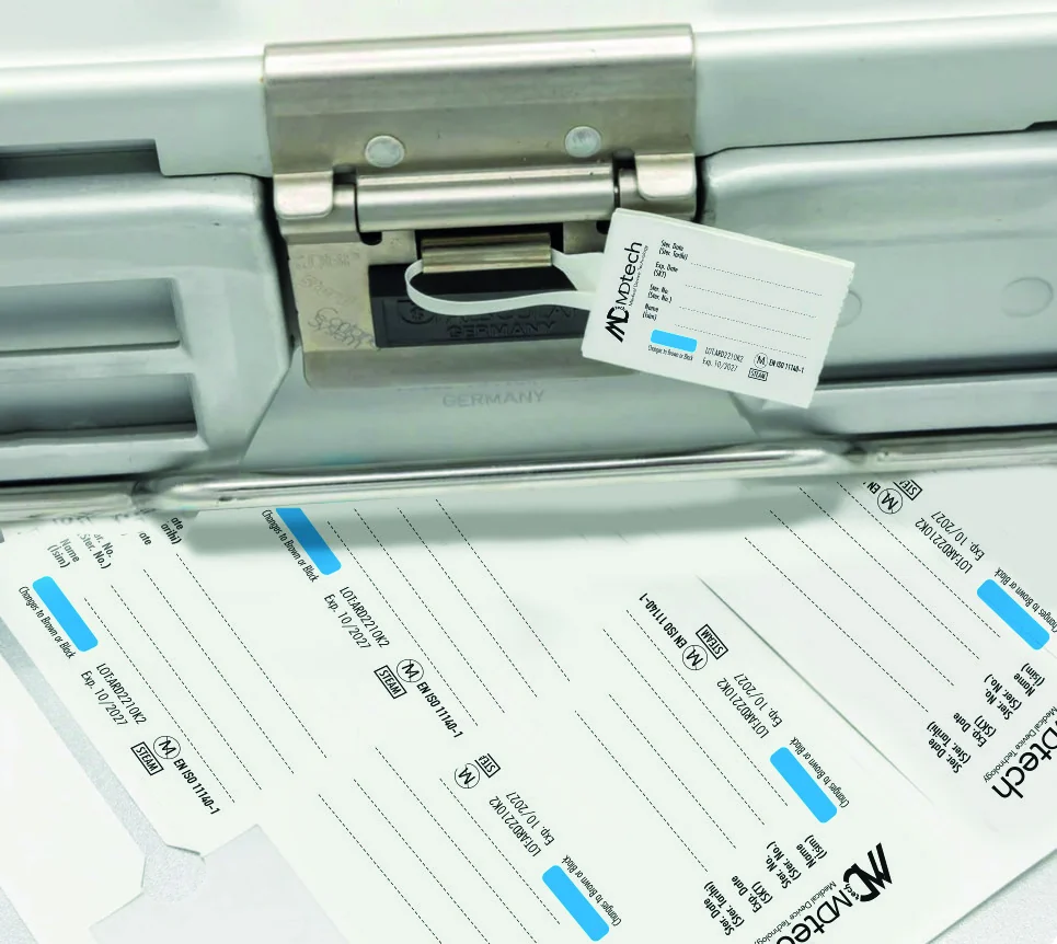 MD Pro-Check Adhesive Container Locker Label